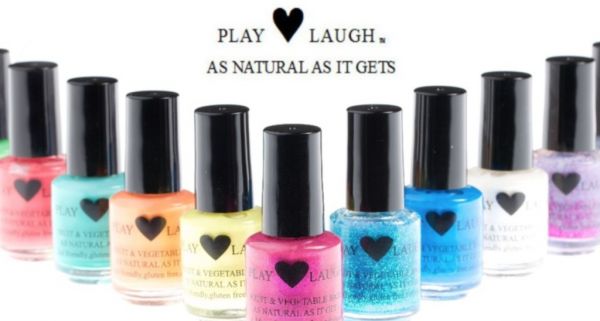 bottle of eco-friendly nail polish made with natural ingredients that is free of toxic chemicals like formaldehyde, toluene and dibutyl phthalate (dbp)