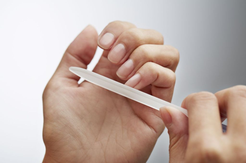 glass nail files provide gentle smoothing action