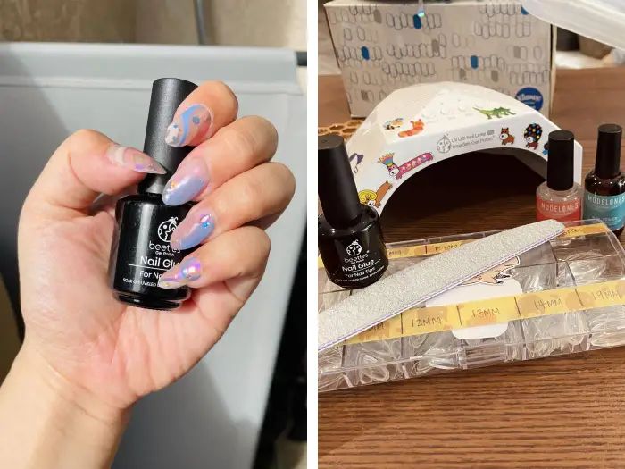 having proper salon-quality tools allows professional nails at home