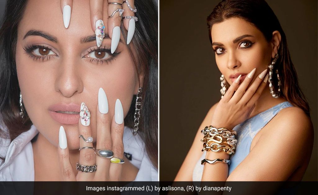 picture of stylish celebrity-inspired nail art