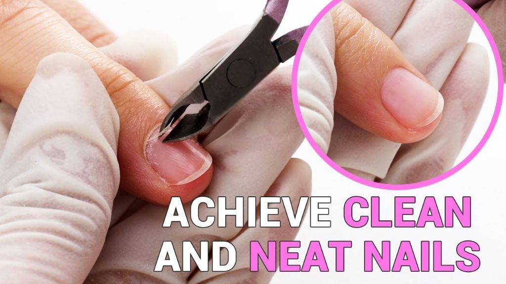 using precision tools for neat cuticles